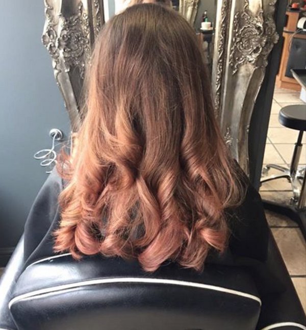 Rose Gold Hair Colour Trend