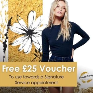 Zigzag Signature Service Voucher, Blonde Envy Hair Salons in Milton Keynes and Towcester