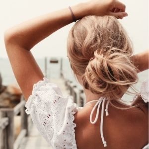 Blonde Envy Blonde Hair in Bun, Milton Keynes Hair Salons
