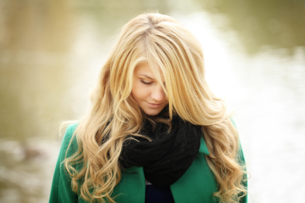 blonde hair Winter
