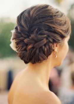 bridal bun