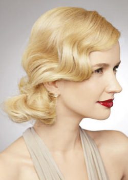 retro hairstyle
