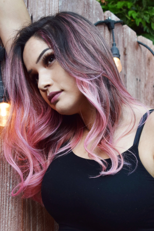 Pink-Foilayage, Blonde Envy Salons, Balayage Hair Colour Experts in Milton Keynes